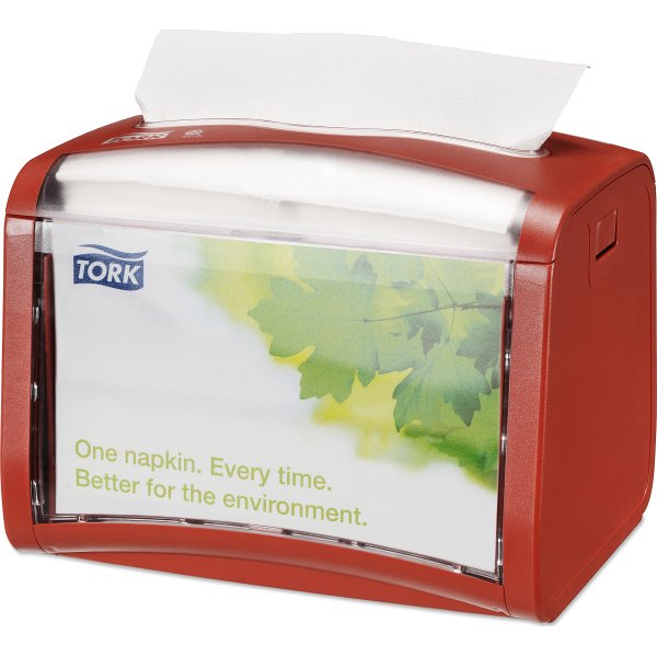 Tork N4 Xpressnap Servietdispenser, Bord, Rød