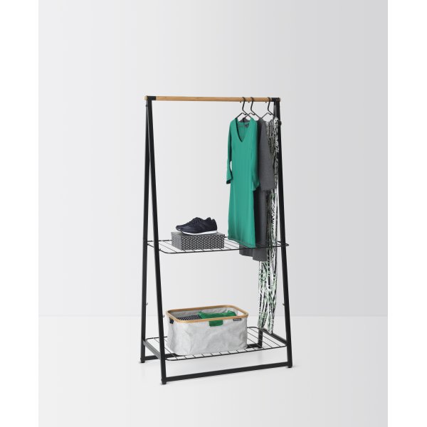 Brabantia Linn Tøjstativ, bred, sort