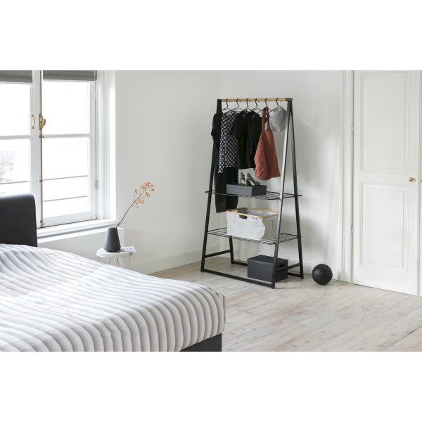 Brabantia Linn Tøjstativ, bred, sort