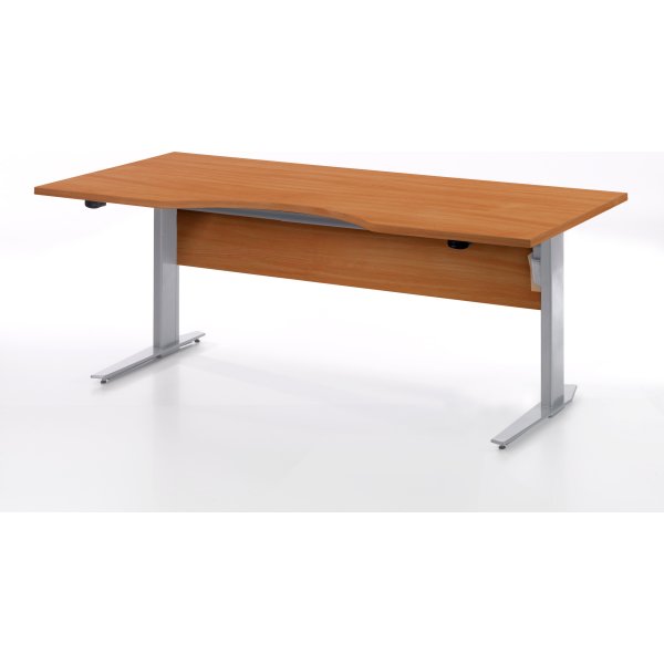 Budgetline hæve/sænkebord180x90, kirsebær
