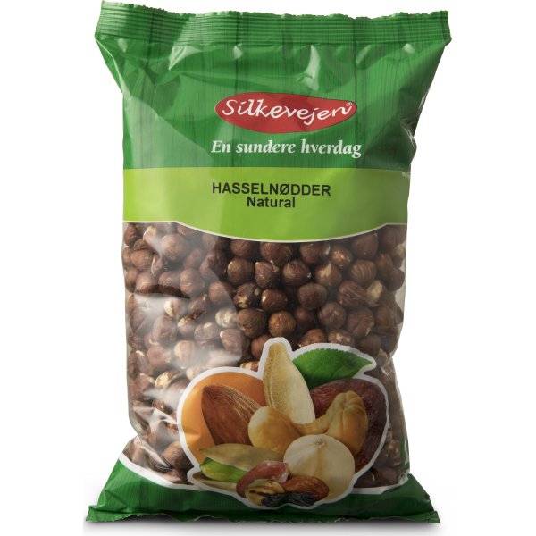 Silkevejen Hasselnødder, natural, 1 kg