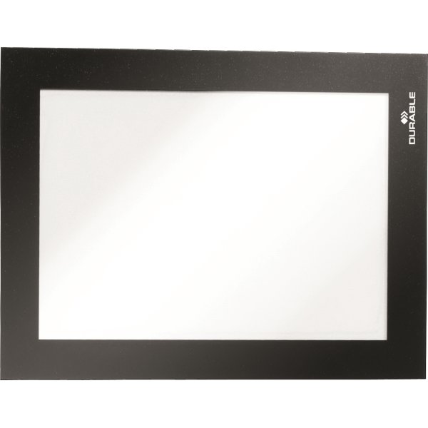 Durable DURAFRAME Magnetic A6, sort, 5 stk.