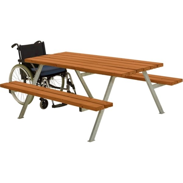 Plus Alpha Bord/Bænkesæt, Teak, 177 cm