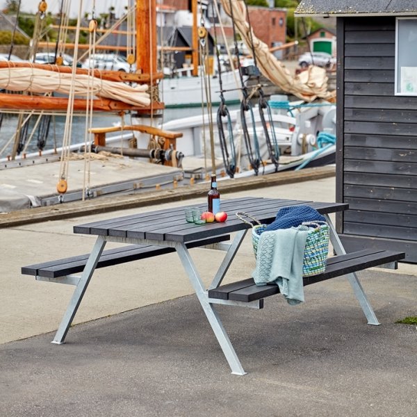 Plus Alpha Bord/Bænkesæt, genbrugsplast, 177 cm