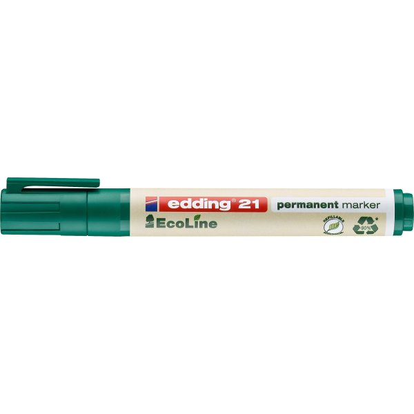 Edding 21 ecoline permanent marker, grøn