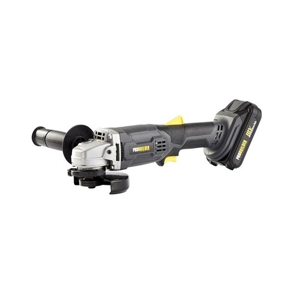 Probuilder vinkelsliber, 115 mm, akku 18V LI-ION