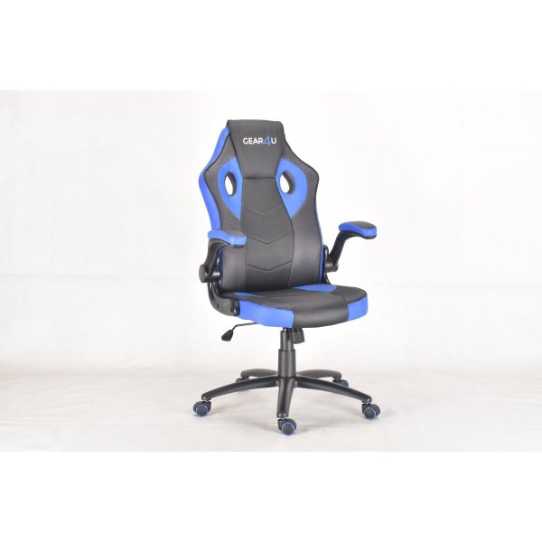 Gear4U Gambit Pro Gamer stol, sort/blå