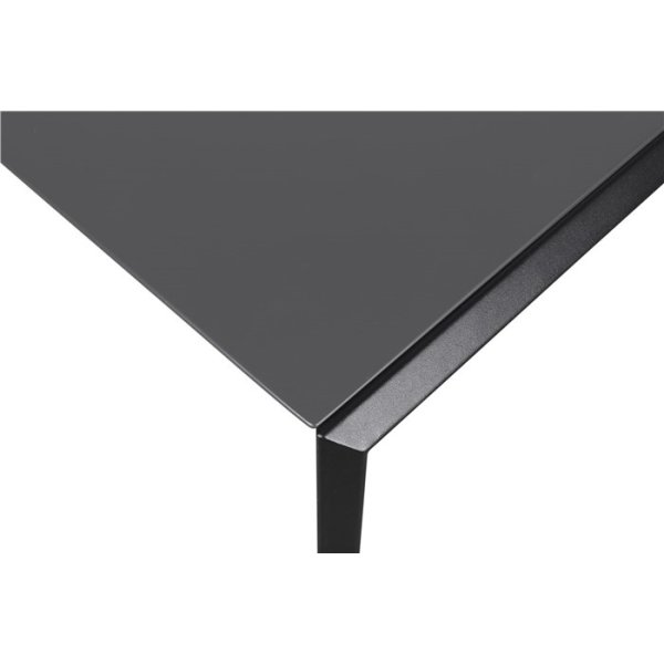 Adam havebord 200x90 cm, Durafit, Sort