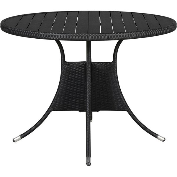 Magnus havebord Ø105 cm, Sort