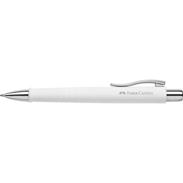 Faber-Castell Poly Ball XB kuglepen, hvid