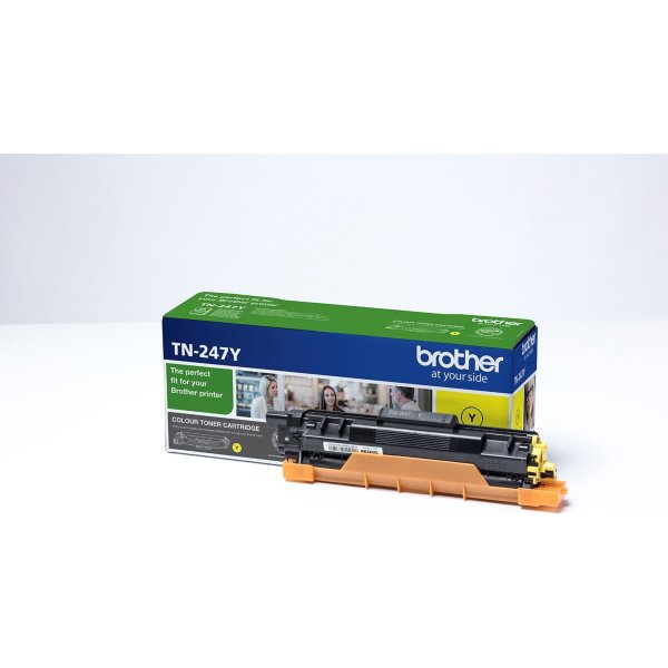 Brother TN-247Y lasertoner, gul, 2.300 sider