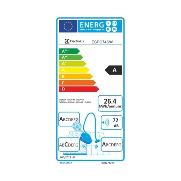 Electrolux ESPC74SW poseløs støvsuger
