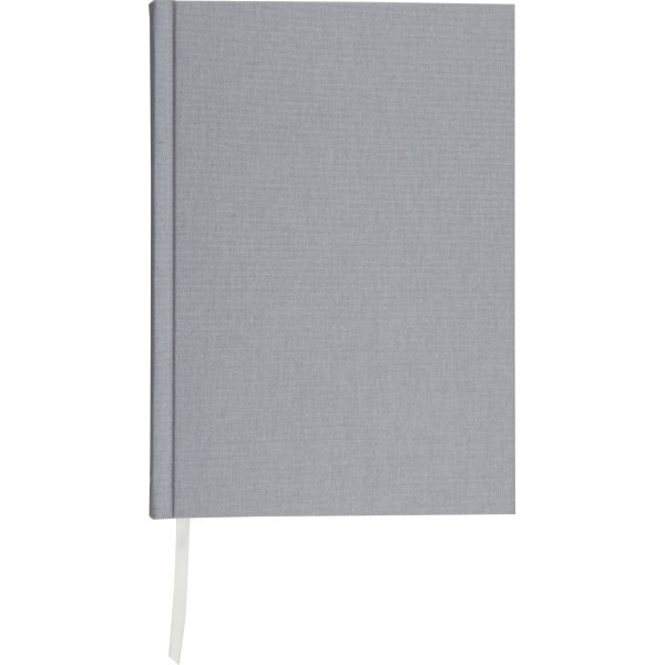 Mayland DotNotes Notesbog A5, tekstilpræg, grå