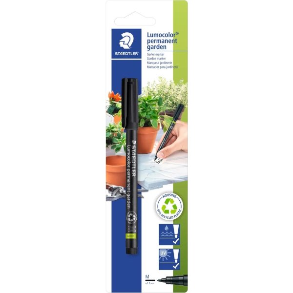 Staedtler Lumocolor 319 GM Garden Marker, sort