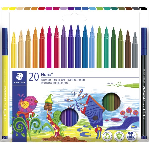 Staedtler Noris Club tuscher 20 stk. ass