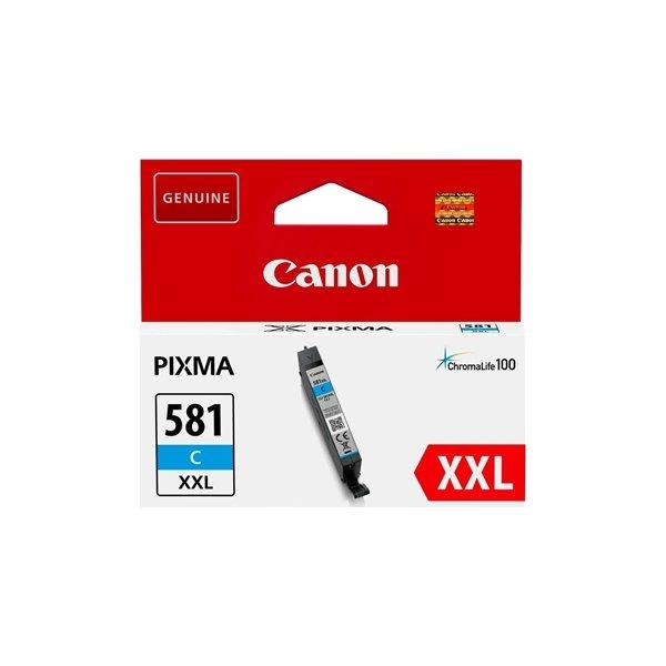 Canon CLI-581XXL blækpatron cyan, 600s