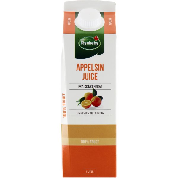Rynkeby Appelsinjuice, 1 ltr.
