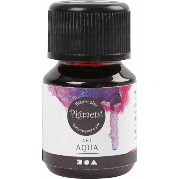 Pigment Flydende Akvarelmaling, 30 ml, rød