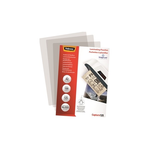 Fellowes Capture 125 mic A3 lamineringslomme gloss