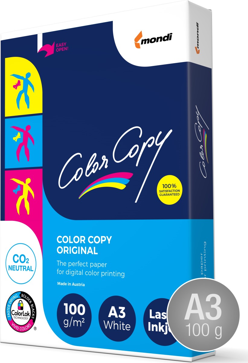 Color Copy laser- og kopipapir A3/100G/500 ark