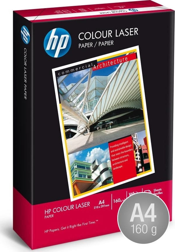 HP ColourLaser papir, A4/160g/250ark