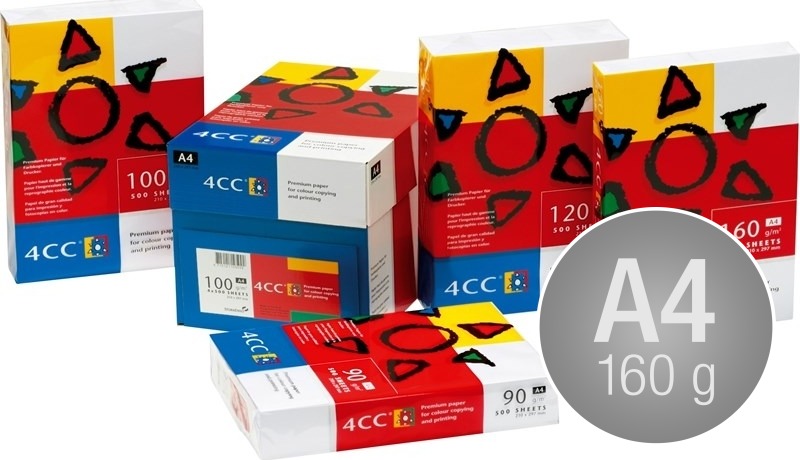 4CC ColorCopy laserpapir A4/160g/250ark