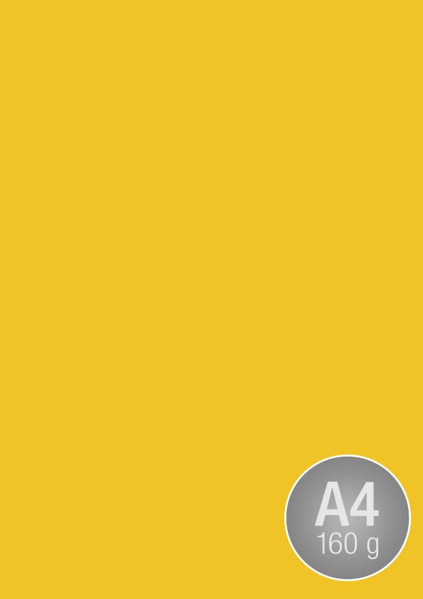 Image Coloraction A4, 160g, 250ark, Dark yellow