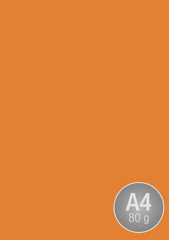 Image Coloraction A4, 80g, 500ark, Neon Orange