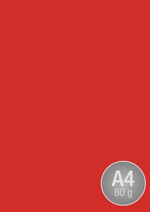 Image Coloraction A4, 80g, 500ark, Dark red