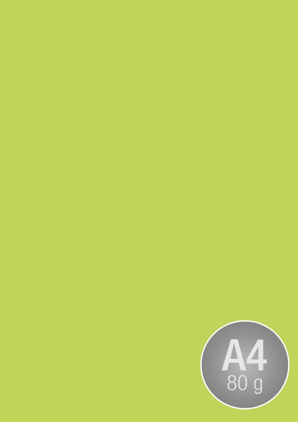 Image Coloraction A4, 80g, 500ark, Neon Green
