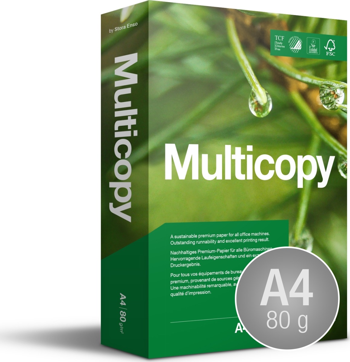 Multicopy Original Kopipapir A4/80g/500ark