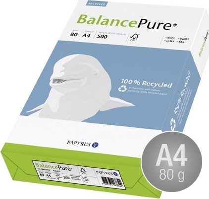 BalancePure kopipapir, A4 / 80g / 500 ark