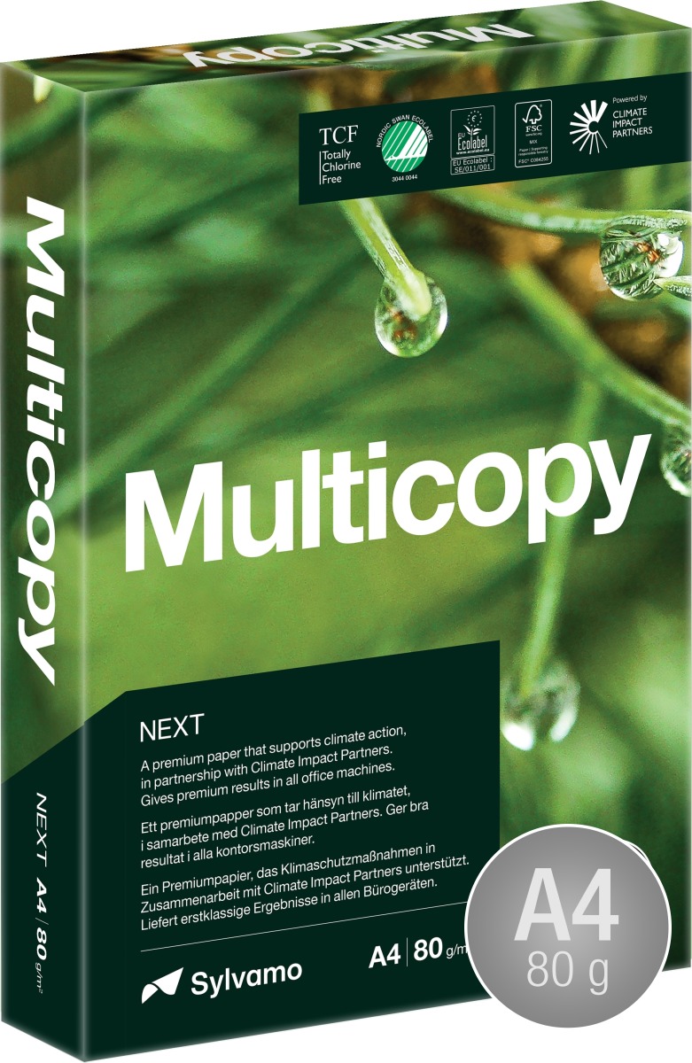 Multicopy Next Kopipapir A4/80g/500ark