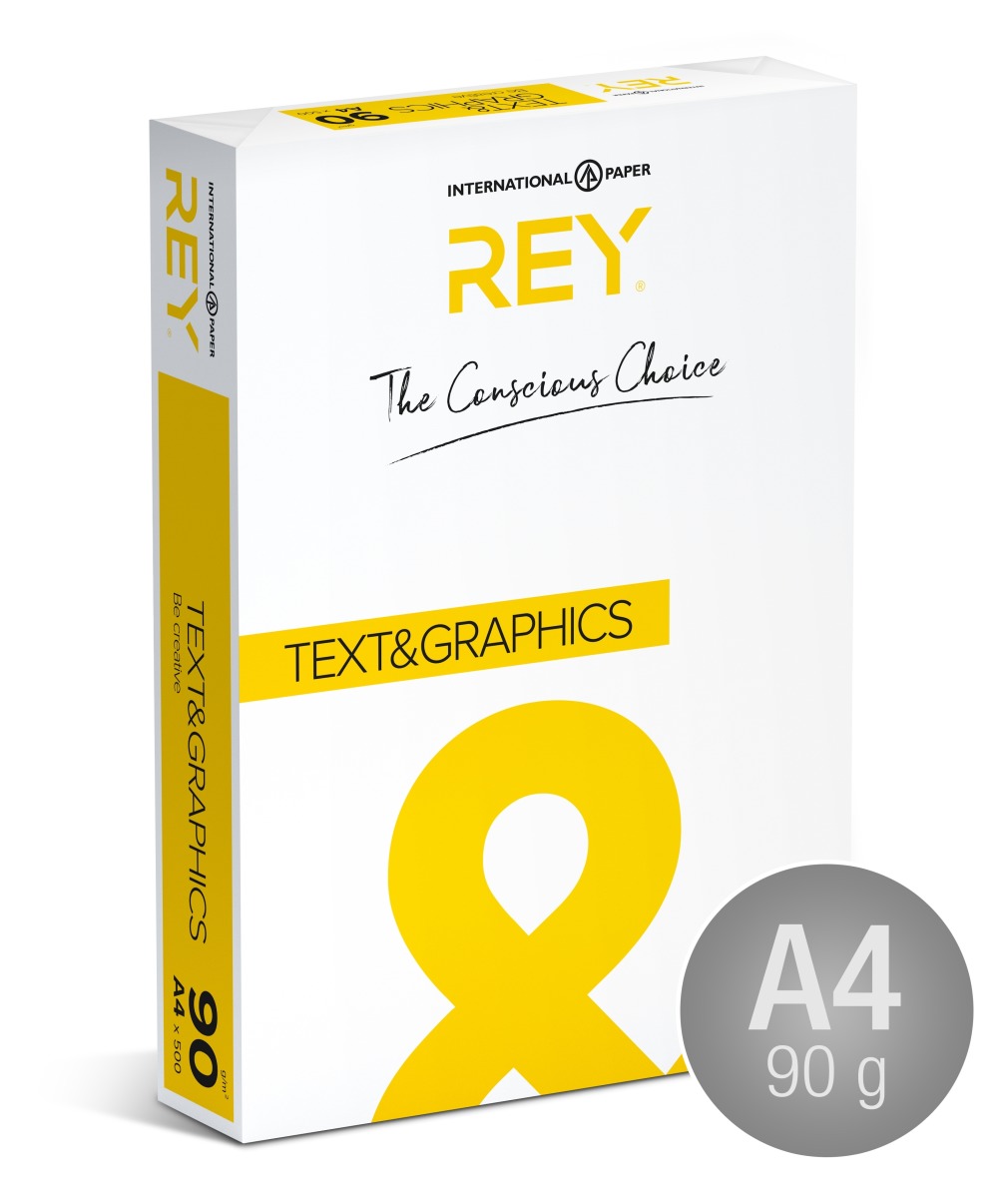 Rey Text & Graphics Kopipapir A4/90g/500ark