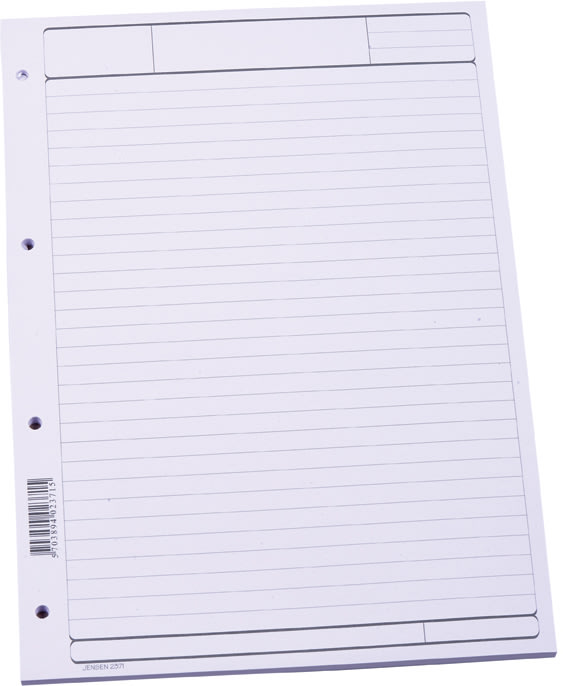 Arbejdsblok | A4 | Linjeret