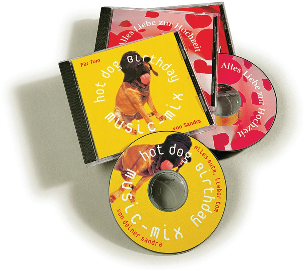 Avery L6043-100 CD-etiketter, 117mm, inkjet/laser