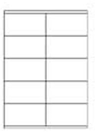 Office Multi Etiket | 105x57 mm | 100 stk.