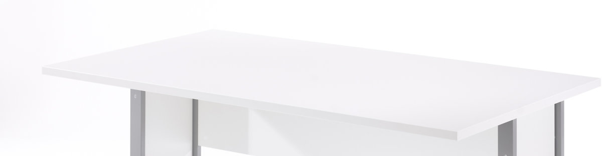 BudgetLine skrivebordsplade, 150x80 cm, hvid