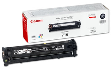 Canon nr.716BK/1980B002AA lasertoner, sort, 2300s