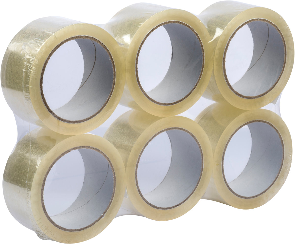 Lomax Pakketape LN | PP | 50 mm x 66 m | Klar