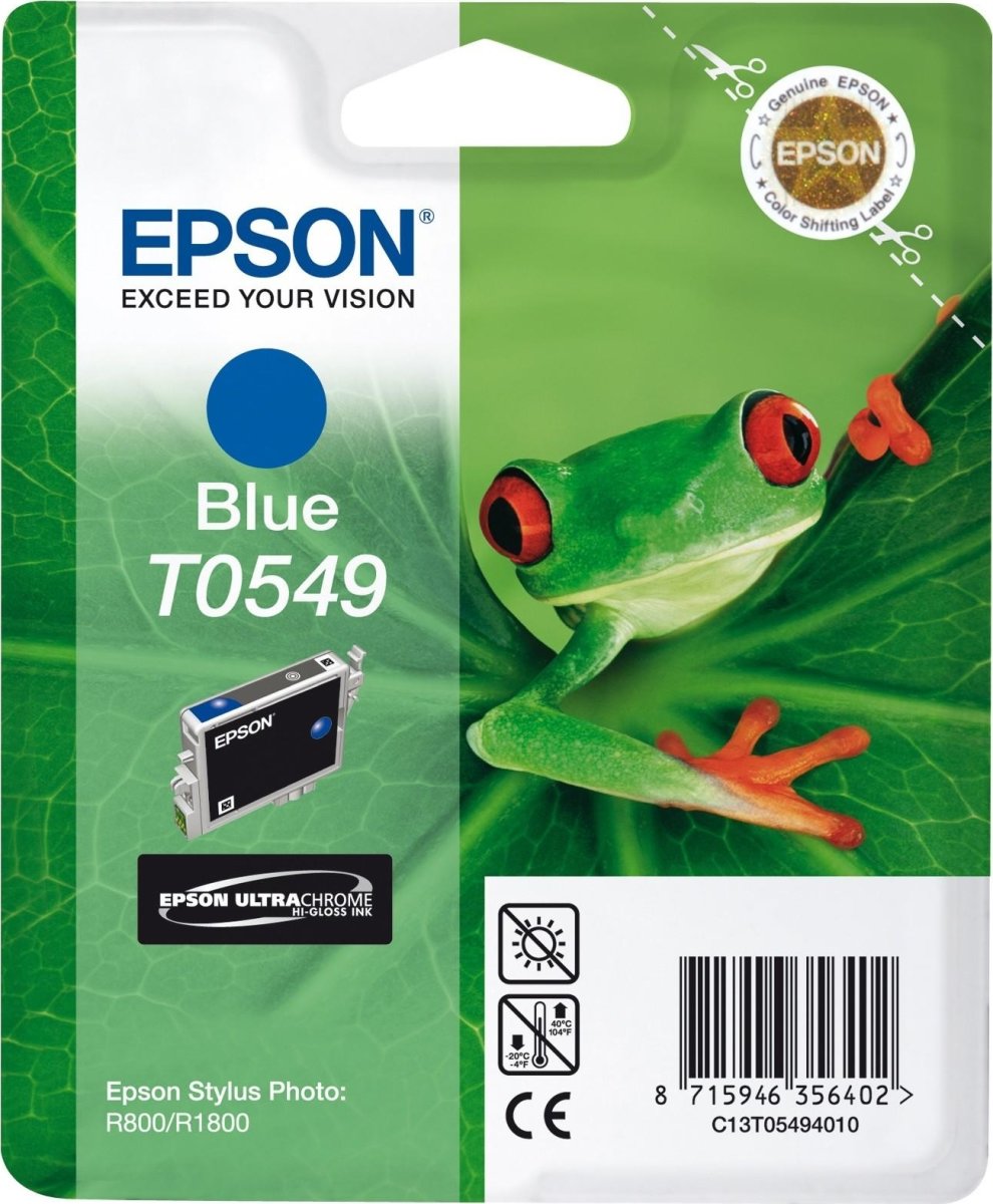 Epson nr.T0549/C13T05494010 blækpatron, mørk blå