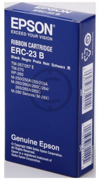 Epson ERC-23 farvebånd, sort
