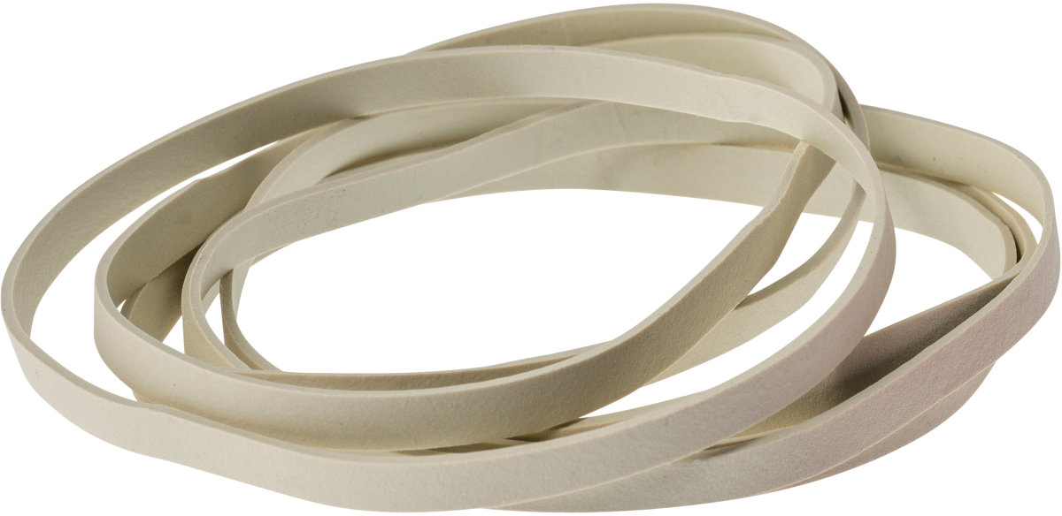 Elastikker | Hvid | 120x5 mm | 500 g