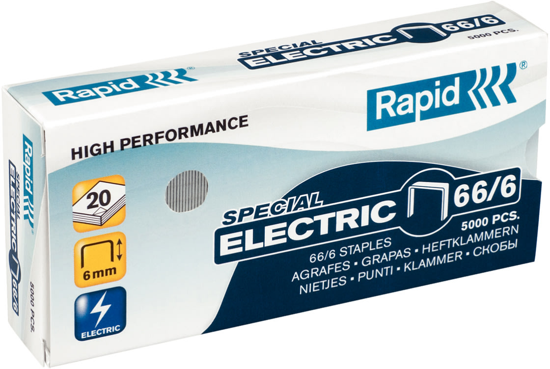 Rapid Strong Hæfteklamme | 66/6 | 5000 stk.