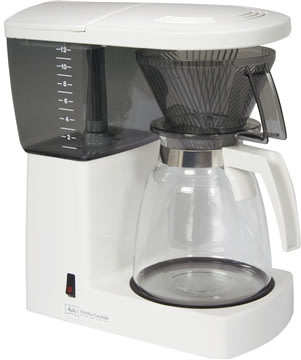 Melitta Excellent Grande 3.0 kaffemaskine, hvid