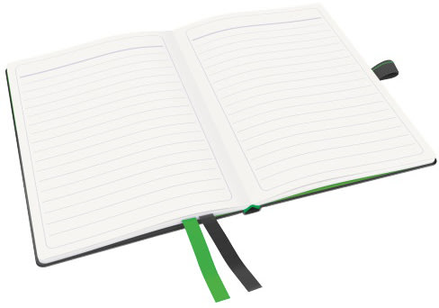 Leitz Complete Notesbog | A6 | Linjeret | Sort