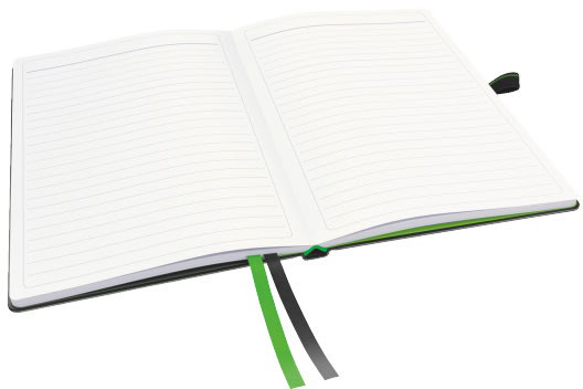 Leitz Complete Notesbog | A5 | Linjeret | Sort