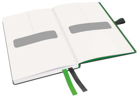 Leitz Complete notesbog A6, kvadreret, sort