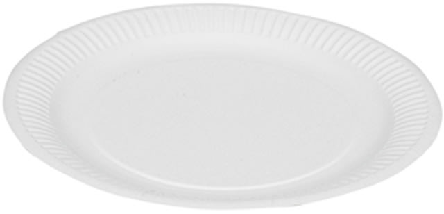 Paptallerken, Coated, 23 cm