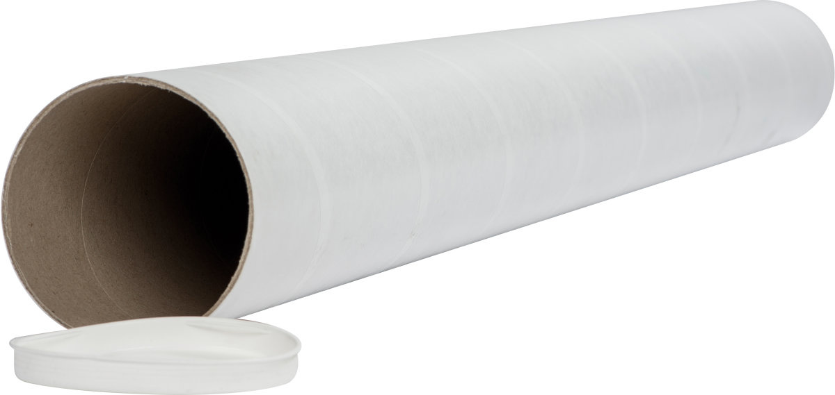 Paprør m. låg | Ø100x2,0x1150 mm